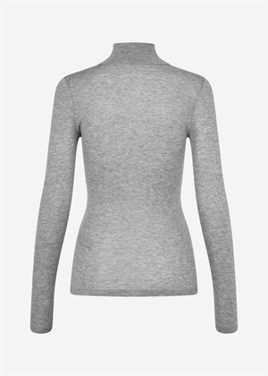 Sadou t-n ls bluse 15499 Grey Mel. Samsøe 